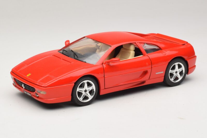 Ferrari F355 Raudonas Majorette 1:18 03488200 Metalas
