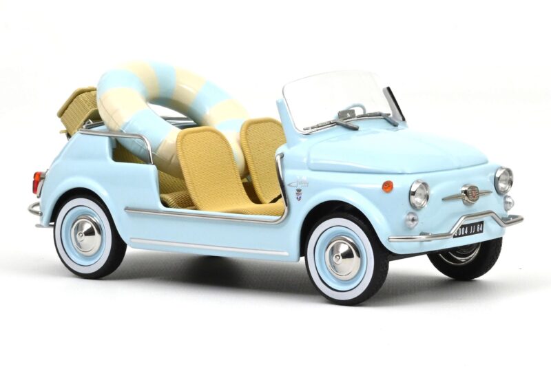 Fiat 500 Jolly Mėlynas Norev 1:18 187793 Metalas