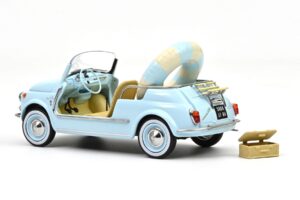 Fiat 500 Jolly Mėlynas Norev 1:18 187793 Metalas - nuotrauka 2 iš 5