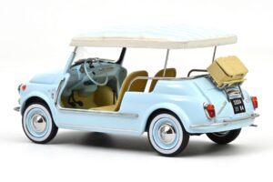Fiat 500 Jolly Mėlynas Norev 1:18 187793 Metalas - nuotrauka 3 iš 5