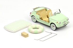 Fiat 500 Jolly Žalias Norev 1:18 187794 Metalas - nuotrauka 5 iš 5