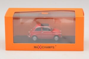 Fiat 500 L Raudonas Maxichamps 1:43 940121600 Metalas - nuotrauka 5 iš 5