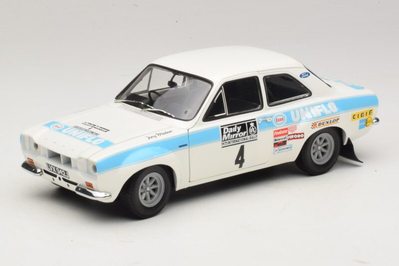 Ford Escort Mk1 RS1600 #4 R. Clark / T. Mason Winners RAC Rally 1972 Minichamps 1:18 100728104 Metalas
