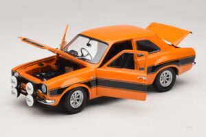 Ford Escort Mk1 RS1600 AVO Oranžinė Su Juodomis Juostelėmis Minichamps 1:18 100688104 Metalas - nuotrauka 2 iš 8