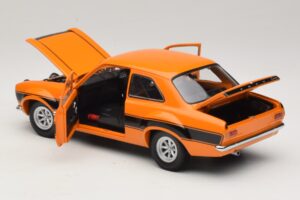 Ford Escort Mk1 RS1600 AVO Oranžinė Su Juodomis Juostelėmis Minichamps 1:18 100688104 Metalas - nuotrauka 5 iš 8
