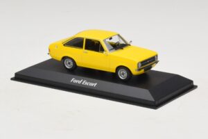Ford Escort Mk2 Geltonas Maxichamps 1:43 940084100 Metalas - nuotrauka 3 iš 5