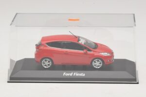 Ford Fiesta Mk7 Raudonas Maxichamps 1:43 940088000 Metalas - nuotrauka 4 iš 5