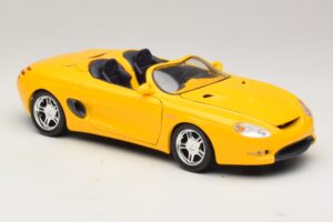 Ford Mustang Mach III Kabrioletas Geltonas Maisto 1:18 32815 Metalas - nuotrauka 6 iš 8