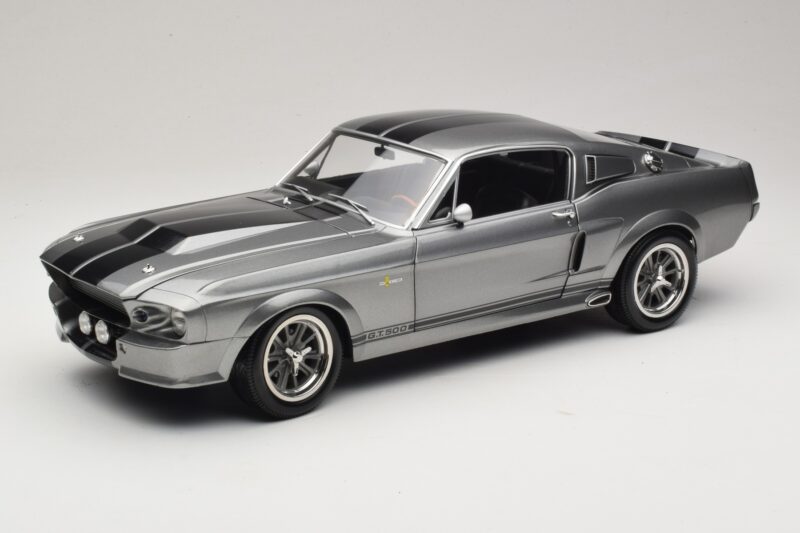 Ford Mustang Shelby GT500 Eleanor Pilka Metalik & Juodas KK-Scale 1:12 KKDC120171 Metalas