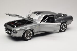 Ford Mustang Shelby GT500 Eleanor Pilka Metalik & Juodas KK-Scale 1:12 KKDC120171 Metalas - nuotrauka 2 iš 8
