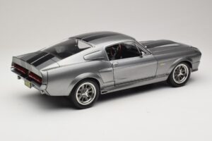 Ford Mustang Shelby GT500 Eleanor Pilka Metalik & Juodas KK-Scale 1:12 KKDC120171 Metalas - nuotrauka 3 iš 8