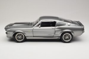 Ford Mustang Shelby GT500 Eleanor Pilka Metalik & Juodas KK-Scale 1:12 KKDC120171 Metalas - nuotrauka 4 iš 8