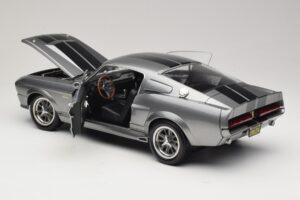 Ford Mustang Shelby GT500 Eleanor Pilka Metalik & Juodas KK-Scale 1:12 KKDC120171 Metalas - nuotrauka 5 iš 8