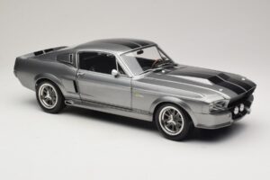 Ford Mustang Shelby GT500 Eleanor Pilka Metalik & Juodas KK-Scale 1:12 KKDC120171 Metalas - nuotrauka 6 iš 8