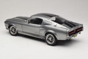 Ford Mustang Shelby GT500 Eleanor Pilka Metalik & Juodas KK-Scale 1:12 KKDC120171 Metalas - nuotrauka 7 iš 8