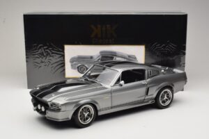 Ford Mustang Shelby GT500 Eleanor Pilka Metalik & Juodas KK-Scale 1:12 KKDC120171 Metalas - nuotrauka 8 iš 8