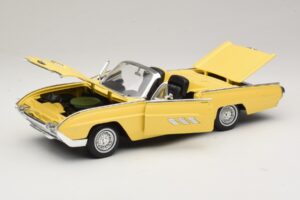 Ford Thunderbird Kabrioletas Geltonas Anson 1:18 30334-P1 Metalas - nuotrauka 2 iš 8