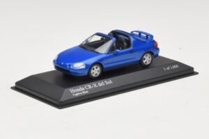 Honda CR-X del Sol EG2 Mėlyna Metalik Minichamps 1:43 400161931 Metalas - nuotrauka 2 iš 5