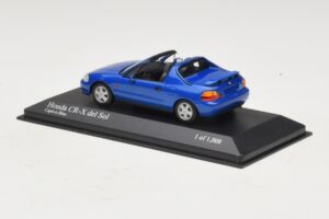 Honda CR-X del Sol EG2 Mėlyna Metalik Minichamps 1:43 400161931 Metalas - nuotrauka 3 iš 5