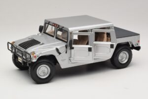 Hummer H1 Hardtop Sidabrinė Maisto 1:18 36857 Metalas - nuotrauka 2 iš 8