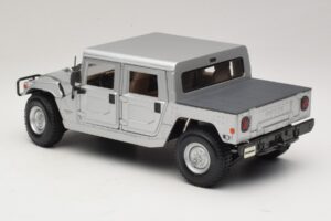Hummer H1 Hardtop Sidabrinė Maisto 1:18 36857 Metalas - nuotrauka 7 iš 8
