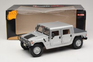 Hummer H1 Hardtop Sidabrinė Maisto 1:18 36857 Metalas - nuotrauka 8 iš 8