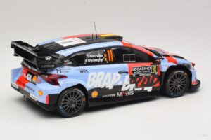 Hyundai i20 N Rally1 #11 T. Neuville / M. Wydaeghe Rally Monte Carlo 2026 IXO 1:18 18RMC270B Metalas - nuotrauka 2 iš 6