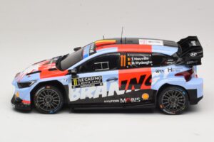 Hyundai i20 N Rally1 #11 T. Neuville / M. Wydaeghe Rally Monte Carlo 2026 IXO 1:18 18RMC270B Metalas - nuotrauka 3 iš 6