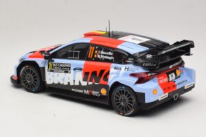 Hyundai i20 N Rally1 #11 T. Neuville / M. Wydaeghe Rally Monte Carlo 2026 IXO 1:18 18RMC270B Metalas - nuotrauka 5 iš 6