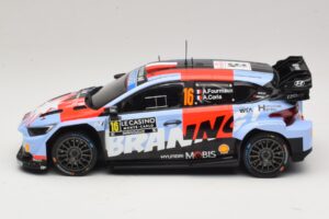 Hyundai i20 N Rally1 #16 A. Fourmaux / A. Coria Rally Monte Carlo 2026 IXO 1:18 18RMC270A Metalas - nuotrauka 3 iš 6