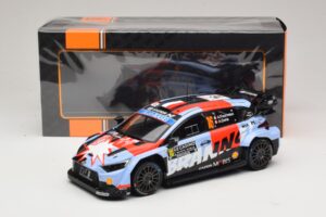 Hyundai i20 N Rally1 #16 A. Fourmaux / A. Coria Rally Monte Carlo 2026 IXO 1:18 18RMC270A Metalas - nuotrauka 6 iš 6
