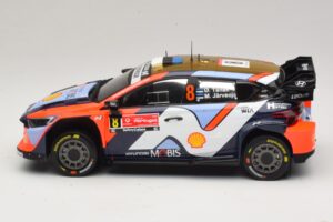 Hyundai i20 N Rally1 #8 O. Tanak / M. Jarveoja Rally Portugal 2025 IXO 1:18 18RMC251A Metalas - nuotrauka 3 iš 6