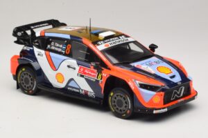 Hyundai i20 N Rally1 #8 O. Tanak / M. Jarveoja Rally Portugal 2025 IXO 1:18 18RMC251A Metalas - nuotrauka 4 iš 6