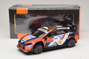 Hyundai i20 N Rally1 #8 O. Tanak / M. Jarveoja Rally Portugal 2025 IXO 1:18 18RMC251A Metalas - nuotrauka 6 iš 6