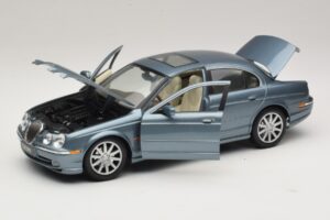 Jaguar S-Type X200 Mėlynas Maisto 1:18 31865 Metalas - nuotrauka 2 iš 8