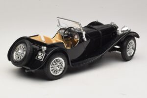 Jaguar SS100 Roadster Juodas Bburago 1:18 3006-M3 Metalas - nuotrauka 2 iš 6