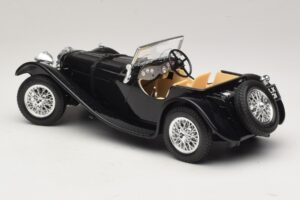 Jaguar SS100 Roadster Juodas Bburago 1:18 3006-M3 Metalas - nuotrauka 5 iš 6