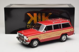 Jeep Grand Wagoneer Raudonas KK-Scale 1:18 KKDC181112 Metalas - nuotrauka 6 iš 6