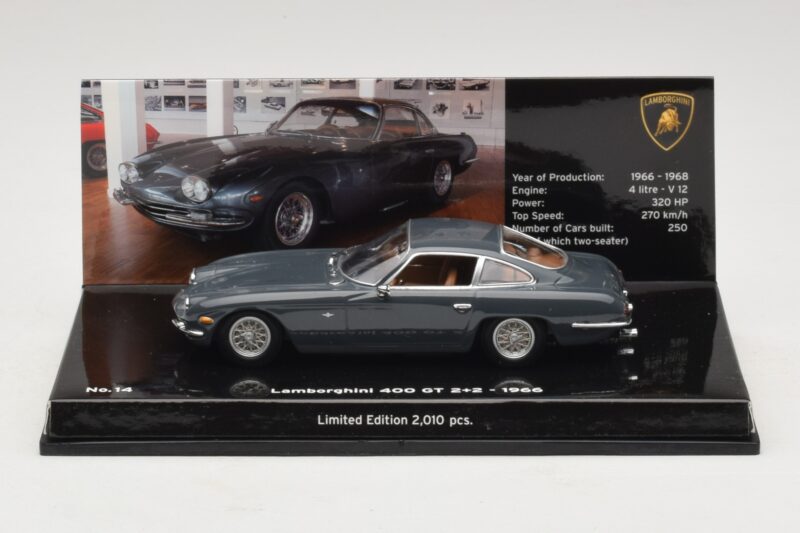 Lamborghini 400 GT 2+2 Pilkas Minichamps 1:43 Lamborghini 400 GT 2+2 Pilkas Minichamps 1:43 436103310 Metalas