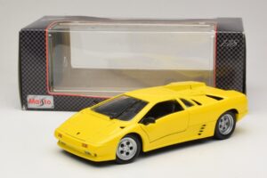 Lamborghini Diablo Geltonas Maisto 1:18 32803 Metalas - nuotrauka 8 iš 8