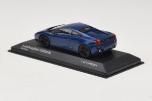 Lamborghini Gallardo Blue Metallic Minichamps 1:43 400103505 Metalas - nuotrauka 3 iš 5