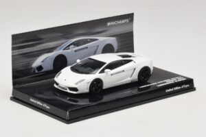 Lamborghini Gallardo LP560-4 Academy Baltas Minichamps 1:43 436103801 Metalas - nuotrauka 2 iš 5