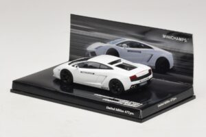 Lamborghini Gallardo LP560-4 Academy Baltas Minichamps 1:43 436103801 Metalas - nuotrauka 3 iš 5