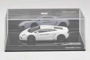 Lamborghini Gallardo LP560-4 Academy Baltas Minichamps 1:43 436103801 Metalas - nuotrauka 4 iš 5