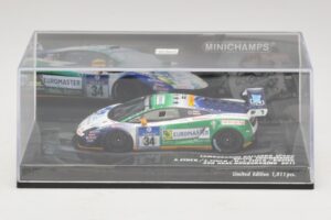Lamborghini Gallardo LP600 GT3 #34 Reiter Engineering H-J. Stuck 24 Hours of Nurburgring 2011 Minichamps 1:43 437111284 Metal - nuotrauka 4 iš 5