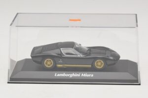 Lamborghini Miura P400 Juodas Maxichamps 1:43 940103000 Metalas - nuotrauka 4 iš 5
