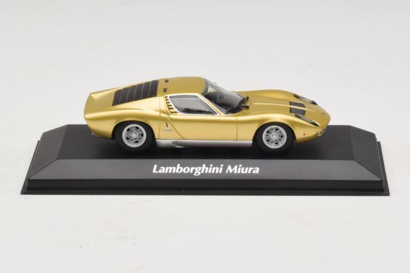 Lamborghini Miura P400 Auksinis Maxichamps 1:43 940103002 Metalas