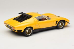 Lamborghini Miura SVR Geltonas & Juodas Kyosho 1:18 08319GY Metalas - nuotrauka 3 iš 8