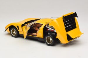 Lamborghini Miura SVR Geltonas & Juodas Kyosho 1:18 08319GY Metalas - nuotrauka 5 iš 8