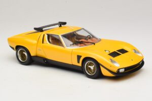 Lamborghini Miura SVR Geltonas & Juodas Kyosho 1:18 08319GY Metalas - nuotrauka 6 iš 8